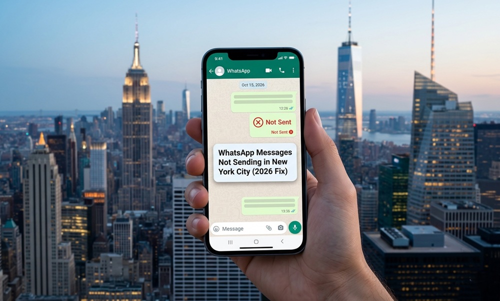 WhatsApp Messages Not Sending in New York City? Here’s the Real 2026 Fix